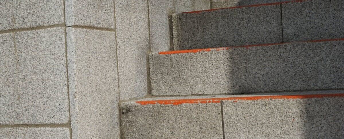 non-slip surfaces on concrete steps